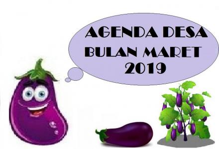 Agenda  Bulan Maret 2019
